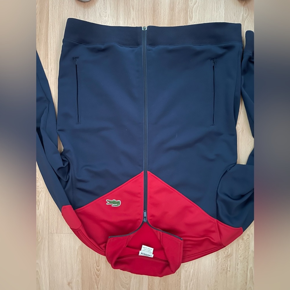 Lacoste zip up seawater